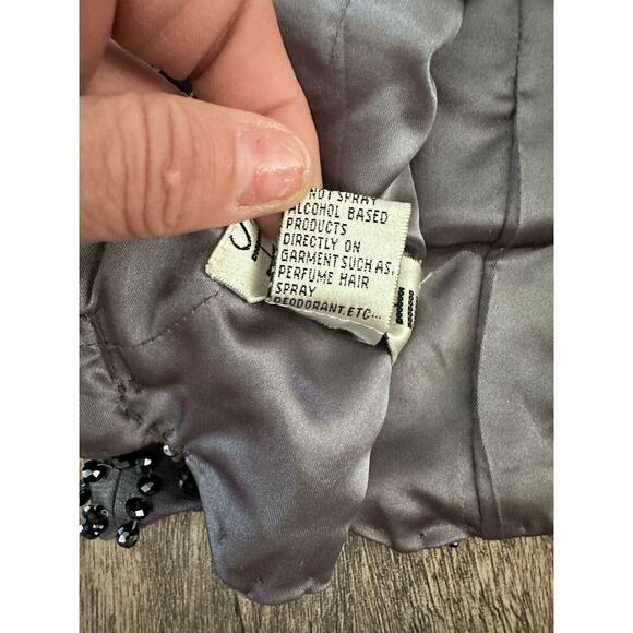 Sherri Hill Women's High Neck Beaded Two Piece Homecoming/ Prom Dress Size 8 - Picture 14 of 16